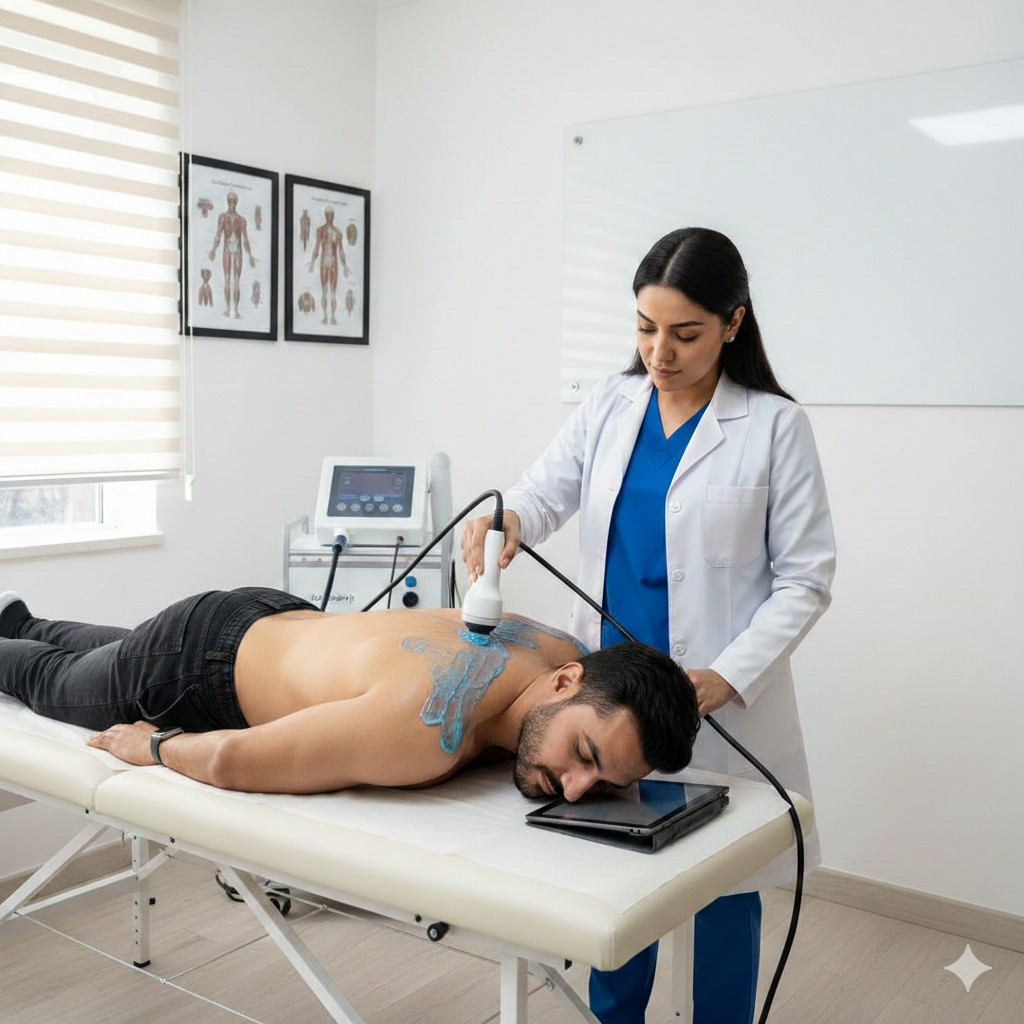 دستگاه شاک ویو در کلینیک فیزیوتراپی فربد کرمان